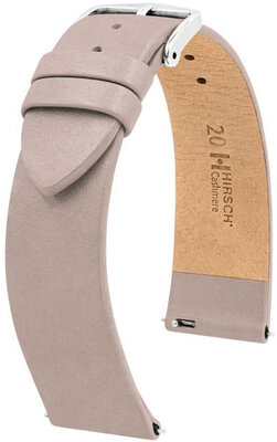 Cinturino in pelle Hirsch Cashmere M 03902195-2, beige, pelle di vitello, lunghezza M, Quick Release