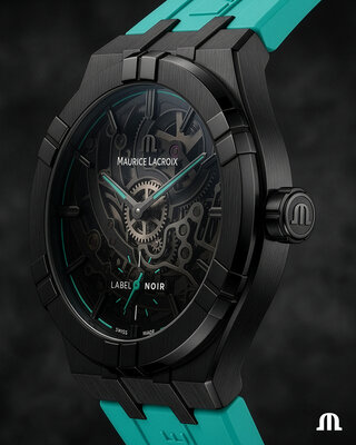 Maurice Lacroix Aikon Automatic Skeleton AI6028-DLB0B-030-H Label Noir Limited Edition 100pcs (+ cinturino di ricambio)