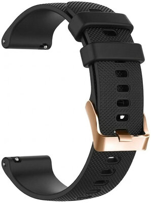 cinturino in silicone Ricardo Aprica 20mm, Quick Release, Black