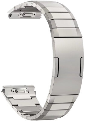 Bracciale in titanio Ricardo Crévacol (per Huawei Watch GT 6 Pro), QuickFit, Silver