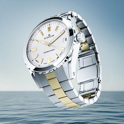 Edox Grand Ocean Date Lady Quartz 53103-357jm-aid