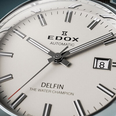 Edox Delfin The Original 1961 Automatic 80143-3m-ain Delfin re-edition 65th Anniversary Limited Edition 265pcs (+ cinturino di ricambio)