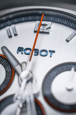 Robot Robotic One Silver 2501ST01 Automatic Chronograph (+ cinturino di ricambio)