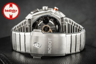 Robot Robotic One Silver 2501ST01 Automatic Chronograph (+ cinturino di ricambio)
