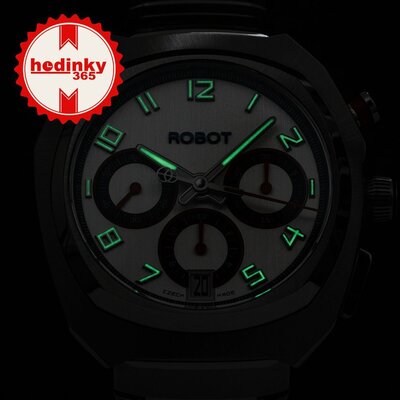Robot Robotic One Silver 2501ST01 Automatic Chronograph (+ cinturino di ricambio)