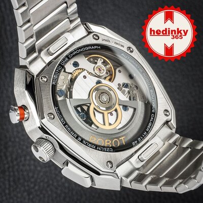 Robot Robotic One Silver 2501ST01 Automatic Chronograph (+ cinturino di ricambio)