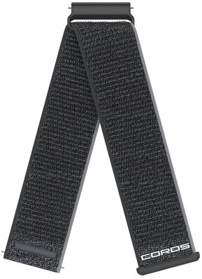 Cinturino in nylon Coros (pro Apex 4 46mm, Nomad), nero, Quick Release