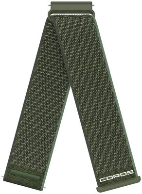 Cinturino in nylon Coros (pro Apex 4 46mm, Nomad), verde, Quick Release