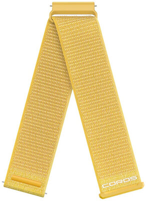 Cinturino in nylon Coros (pro Apex 4 46mm, Nomad), giallo, Quick Release