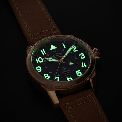 Prim Pilot Dual Time Automatic W91P.13250.E Limited Edition 50pcs