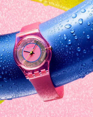 Swatch Prismatically Pink LP166