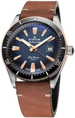 Edox SkyDiver Automatic Date 80126-357RNM-BUIDR Limited Edition (+ cinturino di ricambio)
