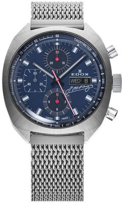 Edox Sportsman Automatic 01132-3BU-BUGN Fangio Limited Edition 115pcs (+ cinturino di ricambio)