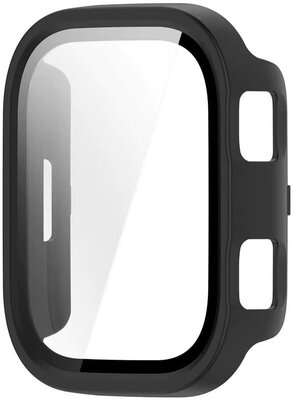Cover protettiva (pro Amazfit Bip Max), in plastica, nero + vetro