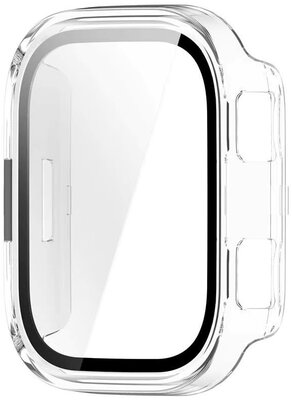 Cover protettiva (pro Amazfit Bip Max), in plastica, trasparente + vetro