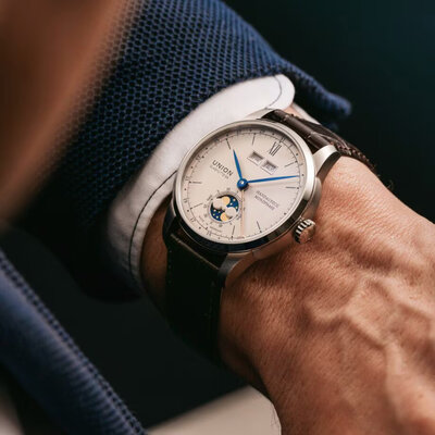 Union Glashütte 1893 Johannes Dürrstein Double Moonphase Mechanical D007.458.16.039.00