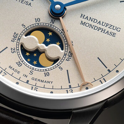 Union Glashütte 1893 Johannes Dürrstein Double Moonphase Mechanical D007.458.16.039.00