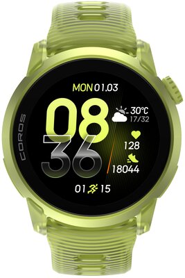 Coros Pace 4 Neon Yellow / Silicone Band