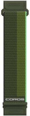 cinturino in nylon Coros (per Vertix 2), verde, QuickFit