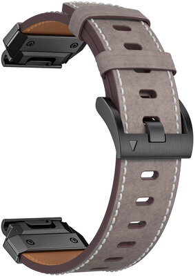 Cinturino in pelle Ricardo Sappada 22mm, Gray, QuickFit