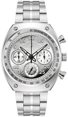 Bulova Archive Series "Shelby" Racer Chronograph Quartz 96K118 Limited Edition 9999pcs (+ cinturino di ricambio)