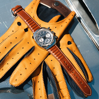 Bulova Archive Series "Shelby" Racer Chronograph Quartz 96K118 Limited Edition 9999pcs (+ cinturino di ricambio)