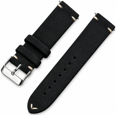 cinturino in pelle Ricardo Alba premium, Black, Quick Release