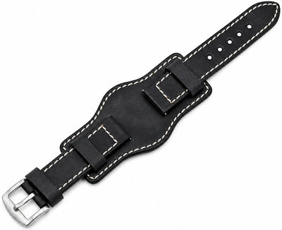Cinturino in pelle Ricardo Asti premium, Black, Quick Release