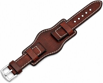 Cinturino in pelle Ricardo Asti premium, Red, Quick Release