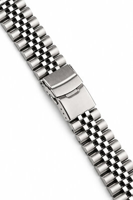 Bracciale in acciaio Ricardo Jesolo premium 22mm (pro Seiko 5 Sports SRPD series), Silver