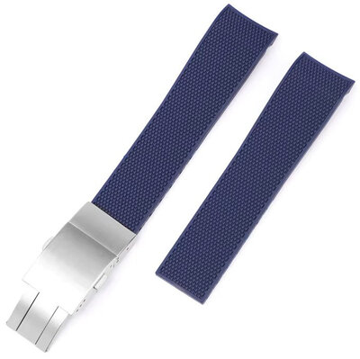 Cinturino in gomma Ricardo Caserta premium 21mm (pro Longines), Blue
