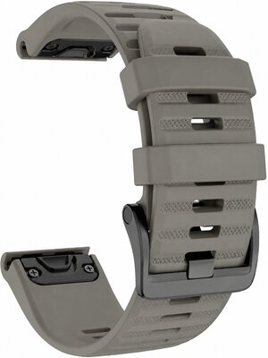 Cinturino in silicone Ricardo Livigno 20mm, Gray, QuickFit
