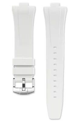 Cinturino in silicone Ricardo Tropea premium 9mm (pro Citizen), White