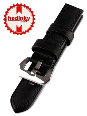Cinturino in pelle Mavex HYP-05-BLACK, nero