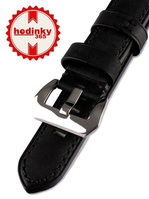 Cinturino da uomo in pelle nero HYP-05-BLACK