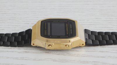 Casio Vintage A168WEGB-1BEF Black & Gold Special Edition