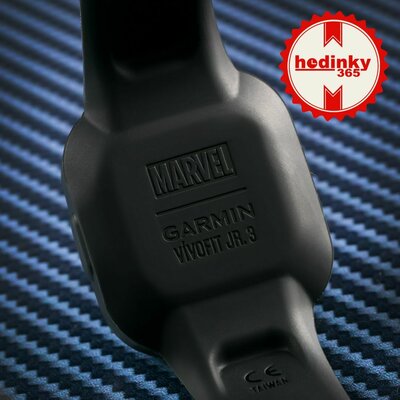 Cinturino in plastica Garmin (per Vívofit junior 3), nero, Marvel, Black Panther, 010-12666-40