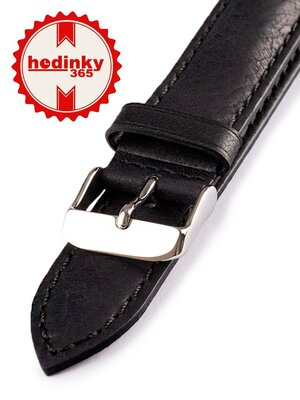 Cinturino unisex in pelle nero HYP-06-NERO