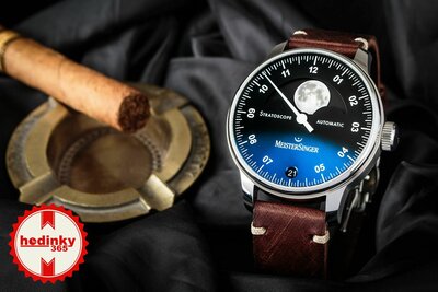 MeisterSinger Stratoscope Automatic Moon Phase Date ST982_SVSL02