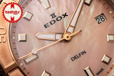 Edox Delfin Diver Date Lady 53020-357rm-ror