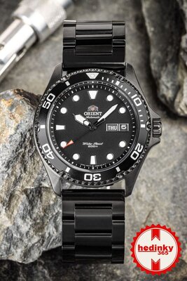 Bracciale in acciaio Ricardo Siena, nero, + accorciatore