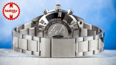 Edox SkyDiver Chronograph Quartz 10116-3-buidn Limited Edition 1000pcs ( + cinturino di ricambio )