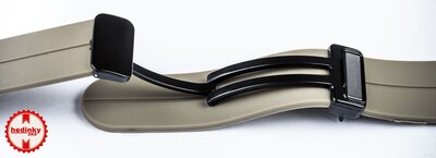 Cinturino in silicone Ricardo 22mm (pro Huawei Watch GT 4, 5), marrone, Quick Release